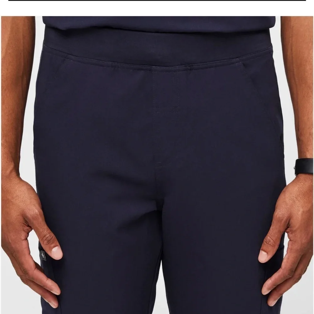 Figs -Axim Cargo Scrub Pants Mens XXL - navy